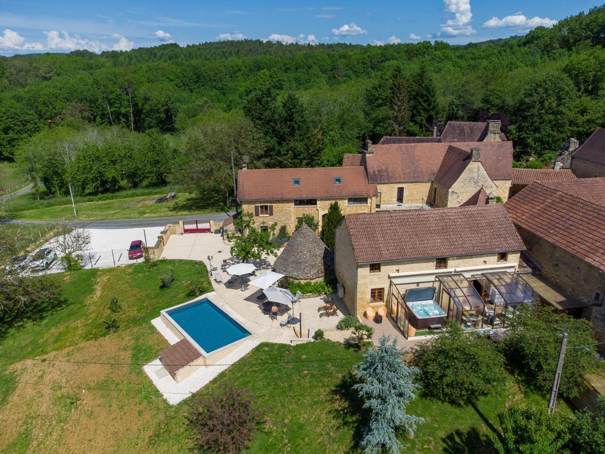Le Four A Pain, Gite Avec Piscine Et Spa Proche Sarlat Marquay Exterior foto